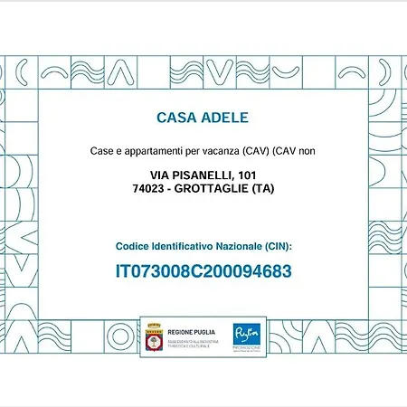 Apartman Casa Adele Grottaglie